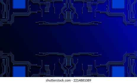 technology background with hi-tech digital data