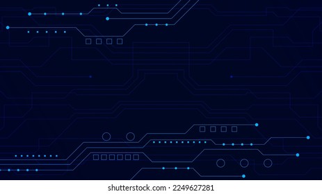technology background with hi-tech digital data connection system and computer electronic design