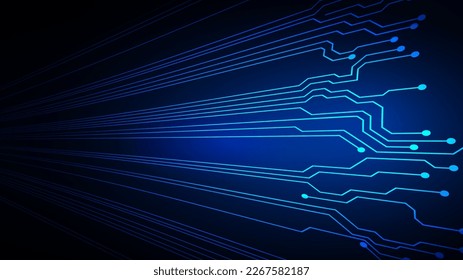 technology background with hi-tech digital data 