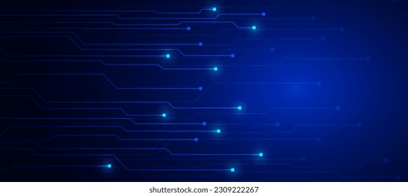technology background with hi-tech digital data connection system and computer electronic design