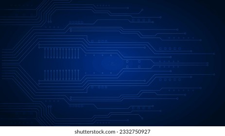 technology background with hi-tech digital data connection system and computer electronic design