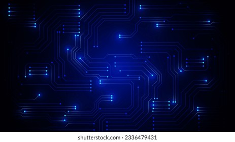 technology background with hi-tech digital data