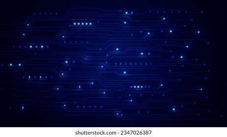 technology background with hi-tech digital data 