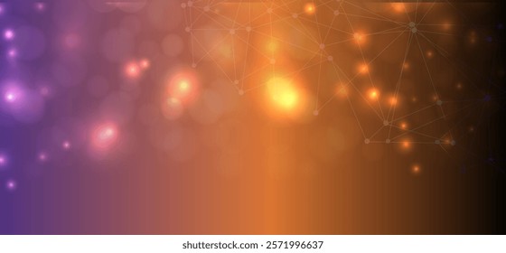 Technology Background Illustrating Systems and Global Data Exchange