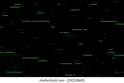 Technology background, line and dot isolated on black background 