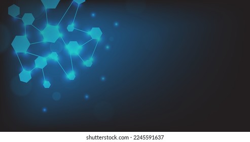 technology BACKGROUND link data blue color