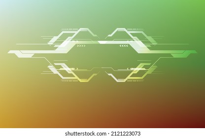 Technology background,  modern abstract luxury geometric shape. Premium wallpaper for template, backdrop, brochure, poster, website or banner. 