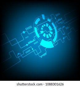 Technology background with modern design
