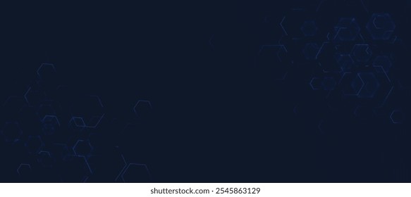 Technology background, modern tech banner, corporate business concept, hi-tech abstract background vector illustration for business