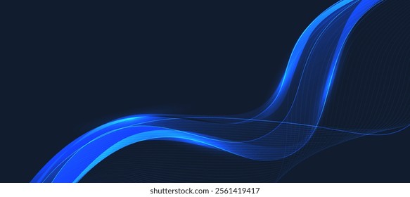 Technology background, modern tech banner, corporate business concept, hi-tech abstract background, vector illustration for business