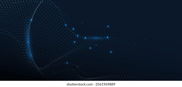 Technology background, modern tech banner, corporate business concept, hi-tech abstract background, vector illustration for business