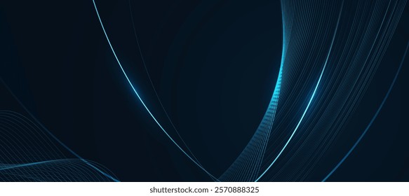 Technology background, modern tech banner, corporate business concept, hi-tech abstract background, vector illustration for business or presentation