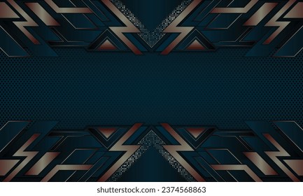 Technology background with neon stripes. Vector illustration.