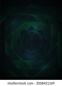 technology background and network and vector picture, green abstract , green light abstract ,digital background