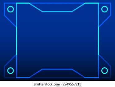 Technology background, overlapping square lines to increase the interest in the work.