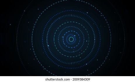 technology background and power button and main board or CPU vector picture