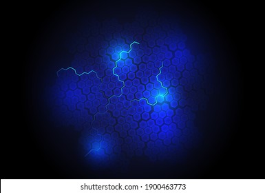 technology background and power button and vector picture