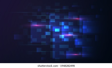 technology background and power button and vector picture