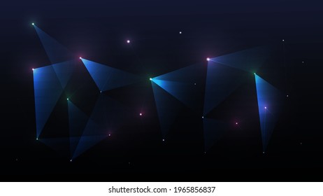 technology background and power button and vector picture