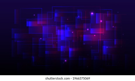 technology background and power button and vector picture