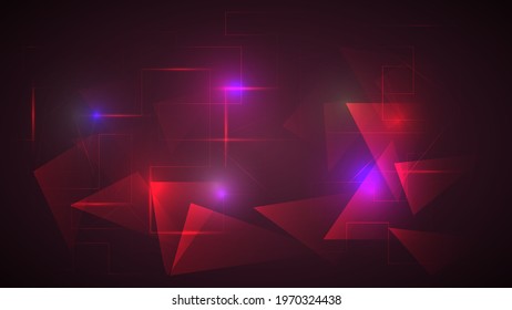 technology background and power button and vector picture