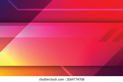 Technology background, red modern abstract luxury geometric shape. Premium wallpaper for template, backdrop, brochure, poster, website or banner. 