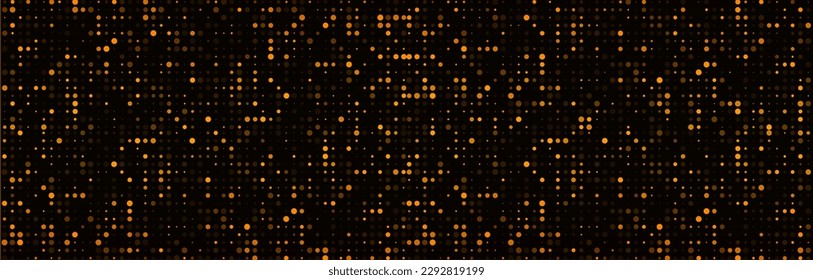 Technology background and shining dots  futuristic wide banner  Digital background  night lights  device screen