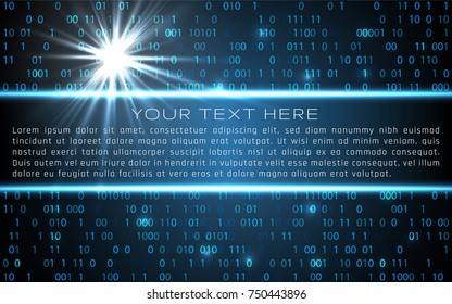 Technology background with space for your text. Vector illustration for your business presentations.