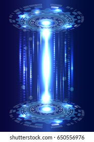 Technology background, speed connections concept, illustration vector.
