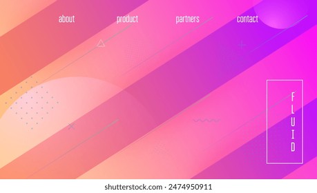 Technology Background. Tech Abstract Pattern. Blue Minimal Illustration. Vector Shape. Neon Geometry Brochure. Corporate Ux. Curve Landing Page. Purple Technology Background