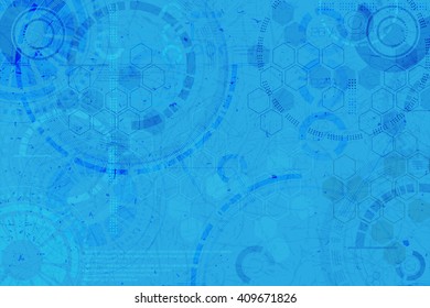 Technology background. Technological elements. illustration with techno element.