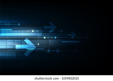 Technology background that represents digital speed.