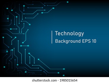 technology background Used to decorate advertisements, flyers