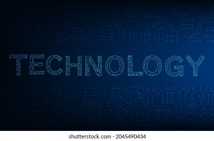 Technology background vector, use for editing, make advertisements, flyers, news, websites.