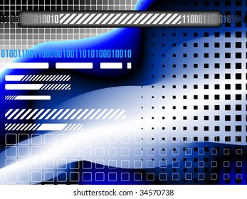 technology  background, vector without gradient, only blends