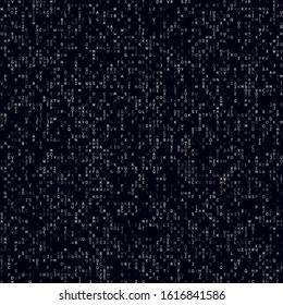 Technology Background. White sparse alphabetical background. Big sized seamless pattern. Classy vector illustration.
