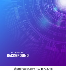 Technology background for your presentation. Futuristic user interface HUD UI UX. Connection structure. Science background. Business abstract vector illustration