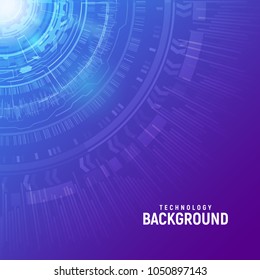 Technology background for your presentation. Futuristic user interface HUD UI UX. Connection structure. Science background. Business abstract vector illustration