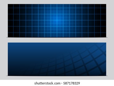 Technology banner abstract background