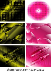 Technology banners collection 