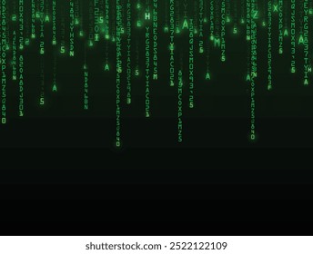 Technology binary background Vector illustration