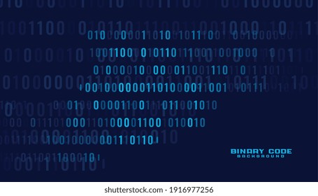 technology binary code digital data transfer background