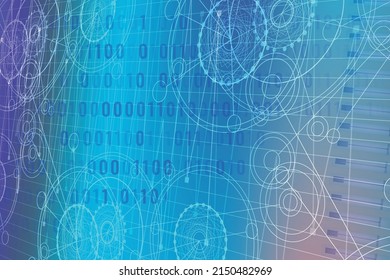 Technology binary code digital data transfer abstract background,vector image