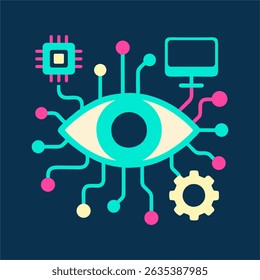 technology and Biometric Authentication Concept