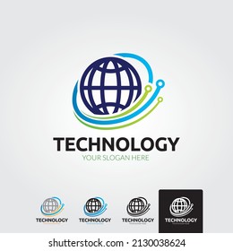 Technology, biotechnology, tech icon and symbol