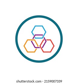 Technologie für das Design von Logos der Blockkette