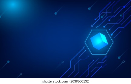Cadena de bloques de tecnología en la pantalla de inversión fot actual o máquina virtual de monedas bit. Moneda de las finanzas para el comercio o diagrama de información de decisiones ganancia de acciones.