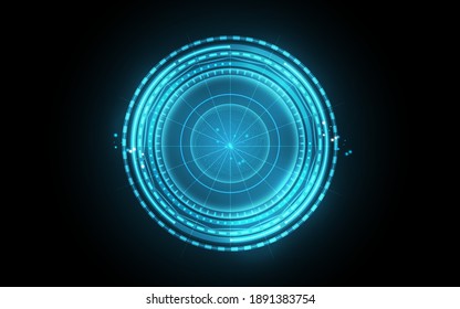 Technology blue background abstract art design for network circuit communication energy power concept art