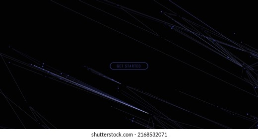 Fondo abstracto azul y negro de la tecnología