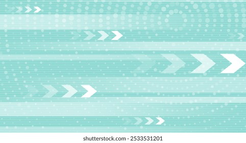 Tecnologia azul mínimo abstrato fundo com pontos de meio-tom e setas. Design vetorial futurista